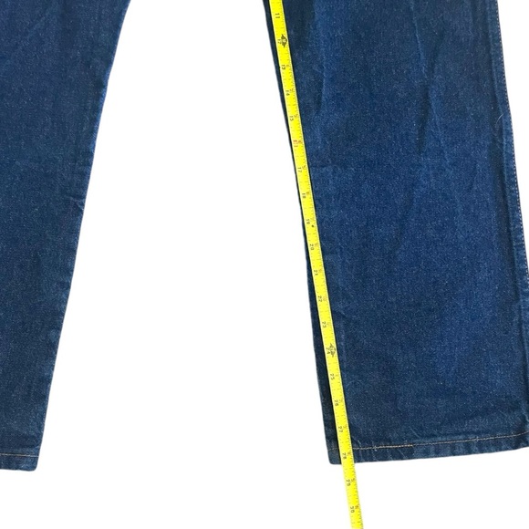 Wrangler Jeans Mens 36x30 13MWZ Cowboy Cut Denim Blue ProRodeo - Picture 7 of 8